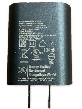 Genuine Nokia AC Adapter Wall Charger 5V 1A Black Block Model FC0202
